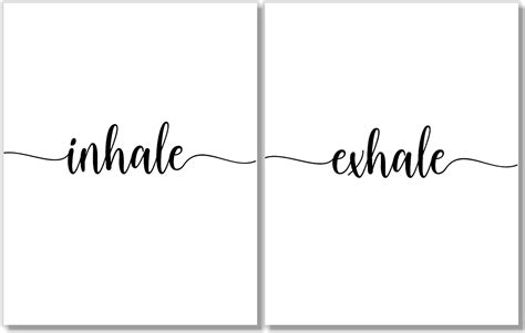 Amazon Inhale Exhale Wall Art