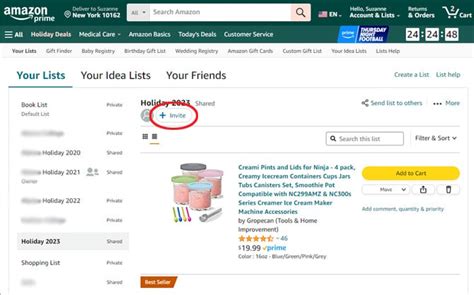 Amazon Invite To List