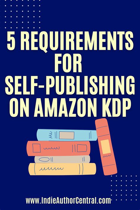 amazon kdp requirements