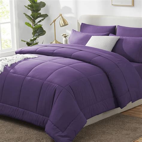 Amazon King Size Purple Comforter