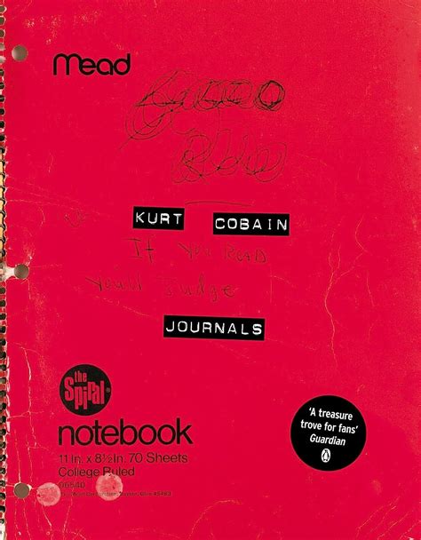 amazon kurt cobain journals