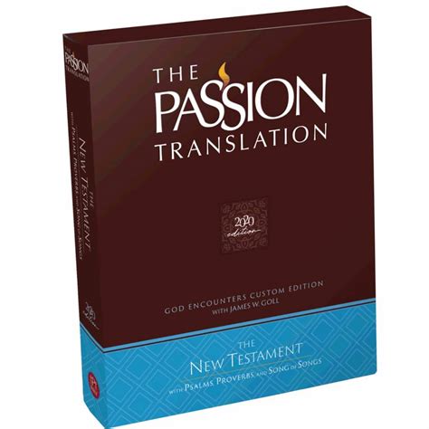 amazon large print passion translation bible