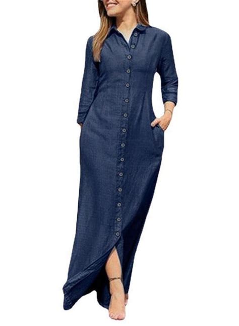 Amazon Long Jean Dresses