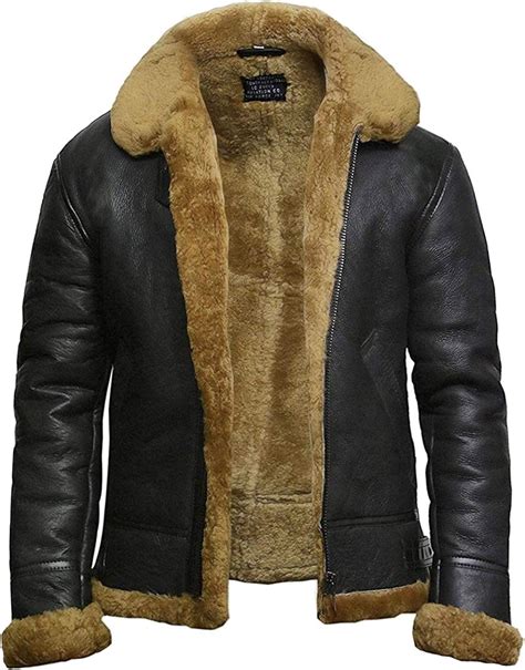 amazon men's leather bomber jacket