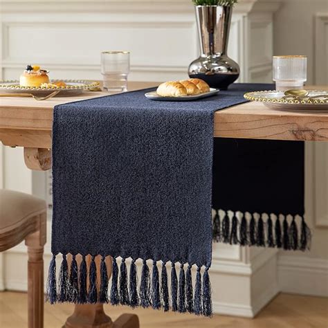 Amazon Navy Table Runners