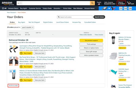 Amazon Order List