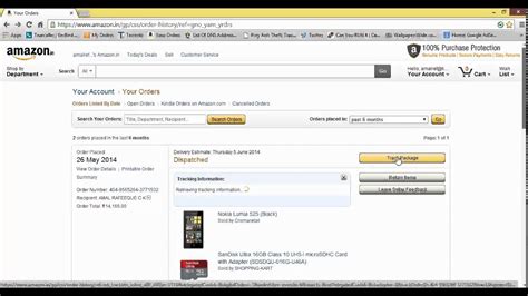 amazon orders placed online