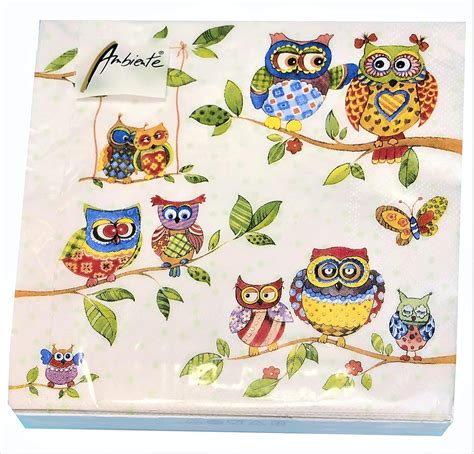 Amazon Owl Napkins