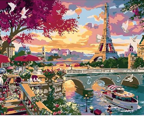 Amazon Paint By Numbers Eiffel Tower