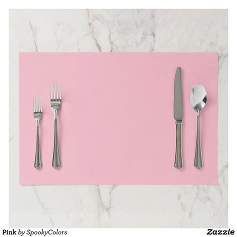 amazon paper placemats pink