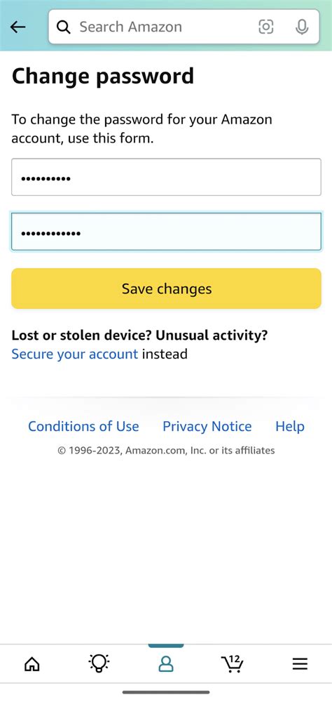 Amazon Password Change Through Email