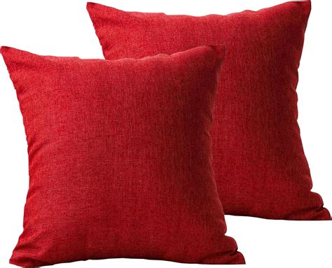 Amazon Pillow Cases Red