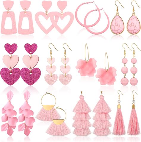 Amazon Pink Earrings