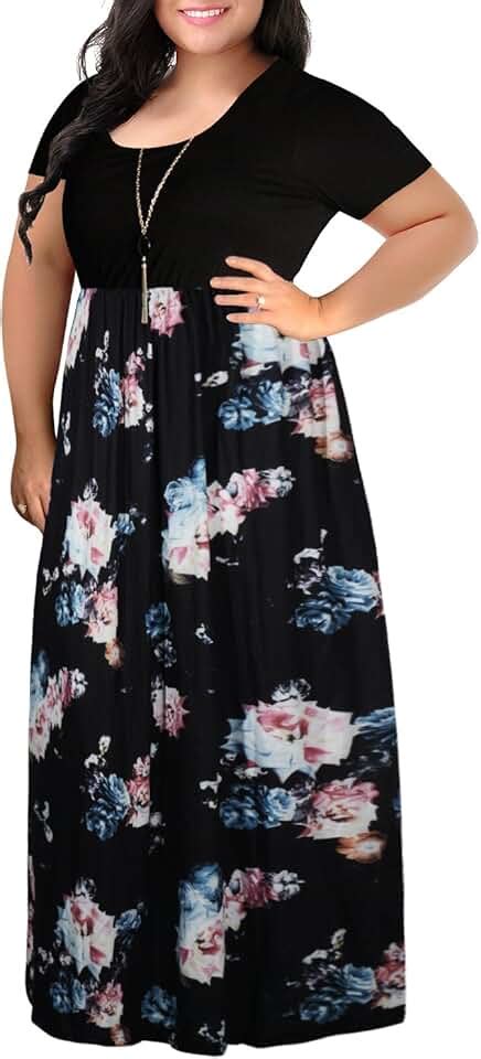Amazon Plus Size Maxi Summer Dresses