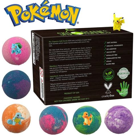 Amazon Pokemon Bath Bombs