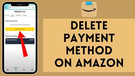 Amazon Prime Delete Payment Method