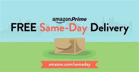 amazon prime delivery same day