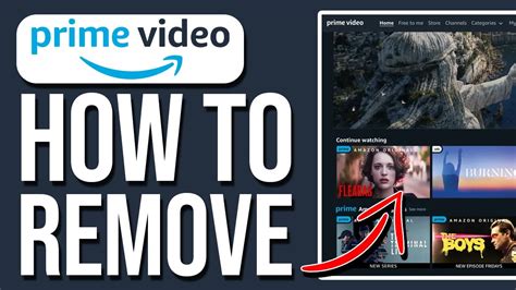 amazon prime remove from continue watching roku