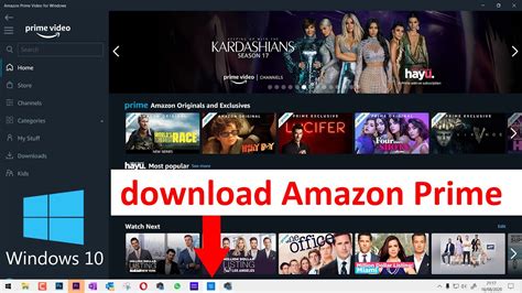 amazon prime video app desktop windows 2000