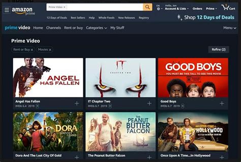 amazon prime video rentals