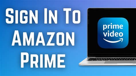 amazon prime video sign in