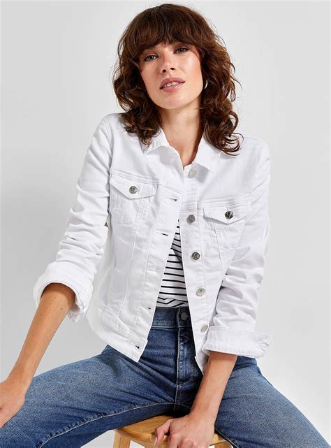 Amazon Prime White Denim Jacket