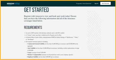 amazon relay application form