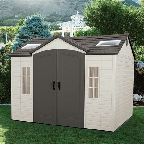 amazon resin and plastic storage sheds