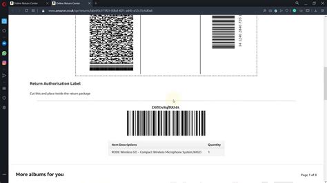 Amazon Return Label Qr Code