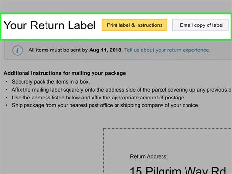 Amazon Return Label Without Printer