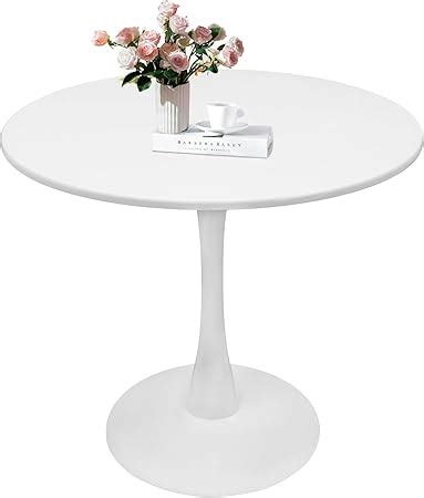Amazon Round White Dining Table