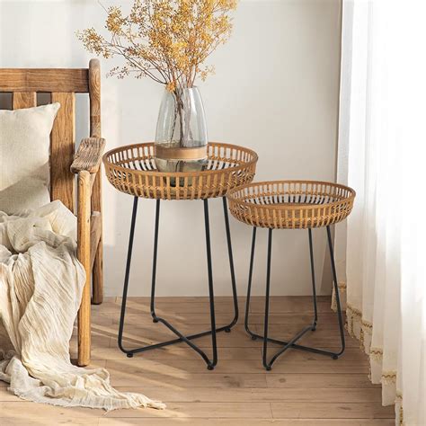 Amazon Rustic Side Tables