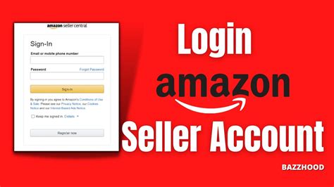 amazon seller account login page