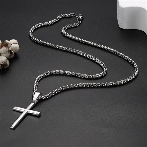 Amazon Silver Chain With Cross