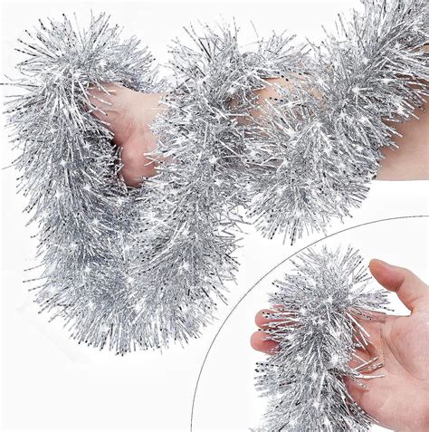 Amazon Silver Tree Decorations