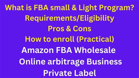 Amazon Small And Light Requirements