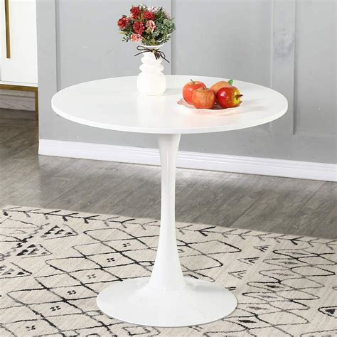 Amazon Small White Round Table