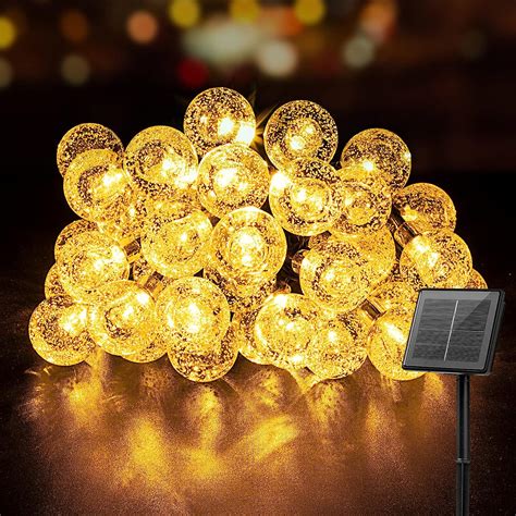 Amazon Solar String Lights Warm White