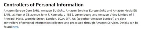 Amazon Uk Privacy Policy