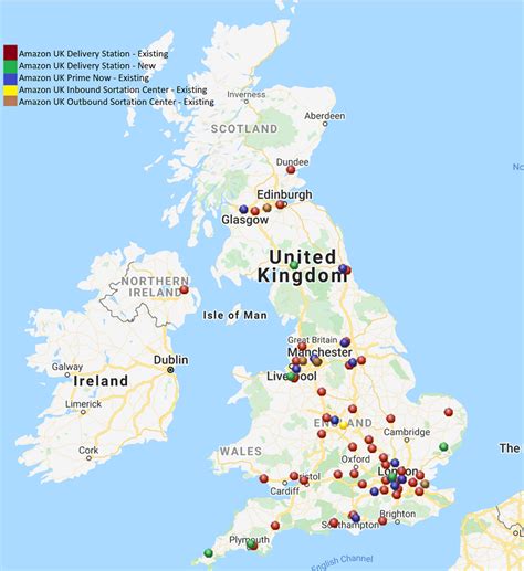 Amazon Uk Warehouse Map