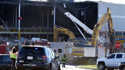 Amazon Warehouse Racking Collapse