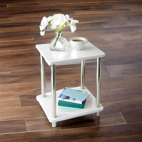 Amazon White High Gloss Side Table