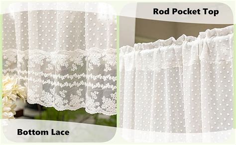 Amazon White Lace Valances