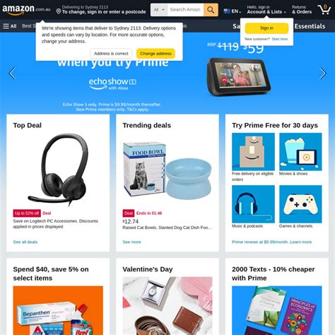 Amazon.com.au Free Shipping