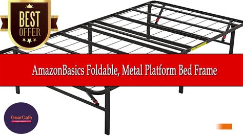 Amazonbasics Foldable Metal Platform Bed Frame Instructions