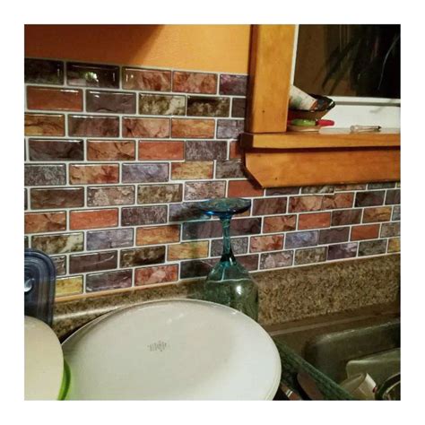 Awasome Amber Backsplash Tile Ideas