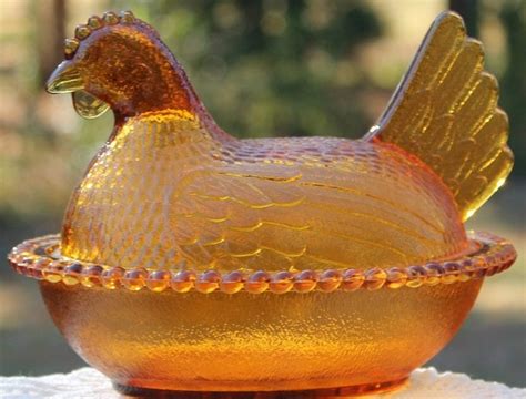 Amber Chicken Candy Dish