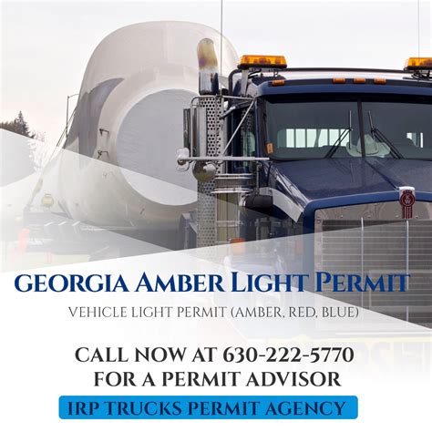 amber light permit ga