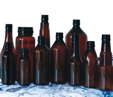 amber pet bottles