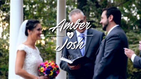 amber smith and josh wedding